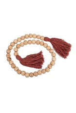 Fringe Beaded Cord -Rust
