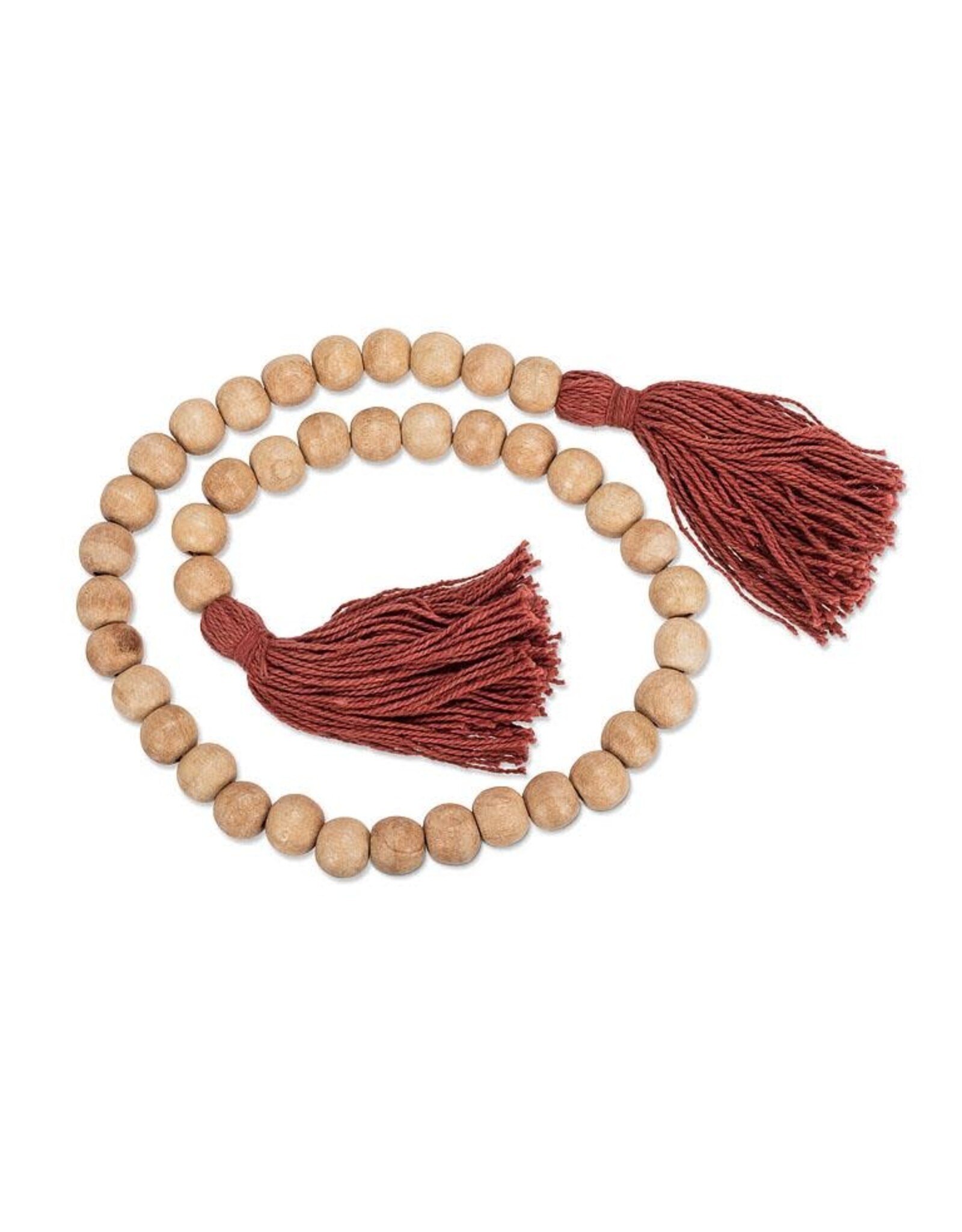 Fringe Beaded Cord -Rust