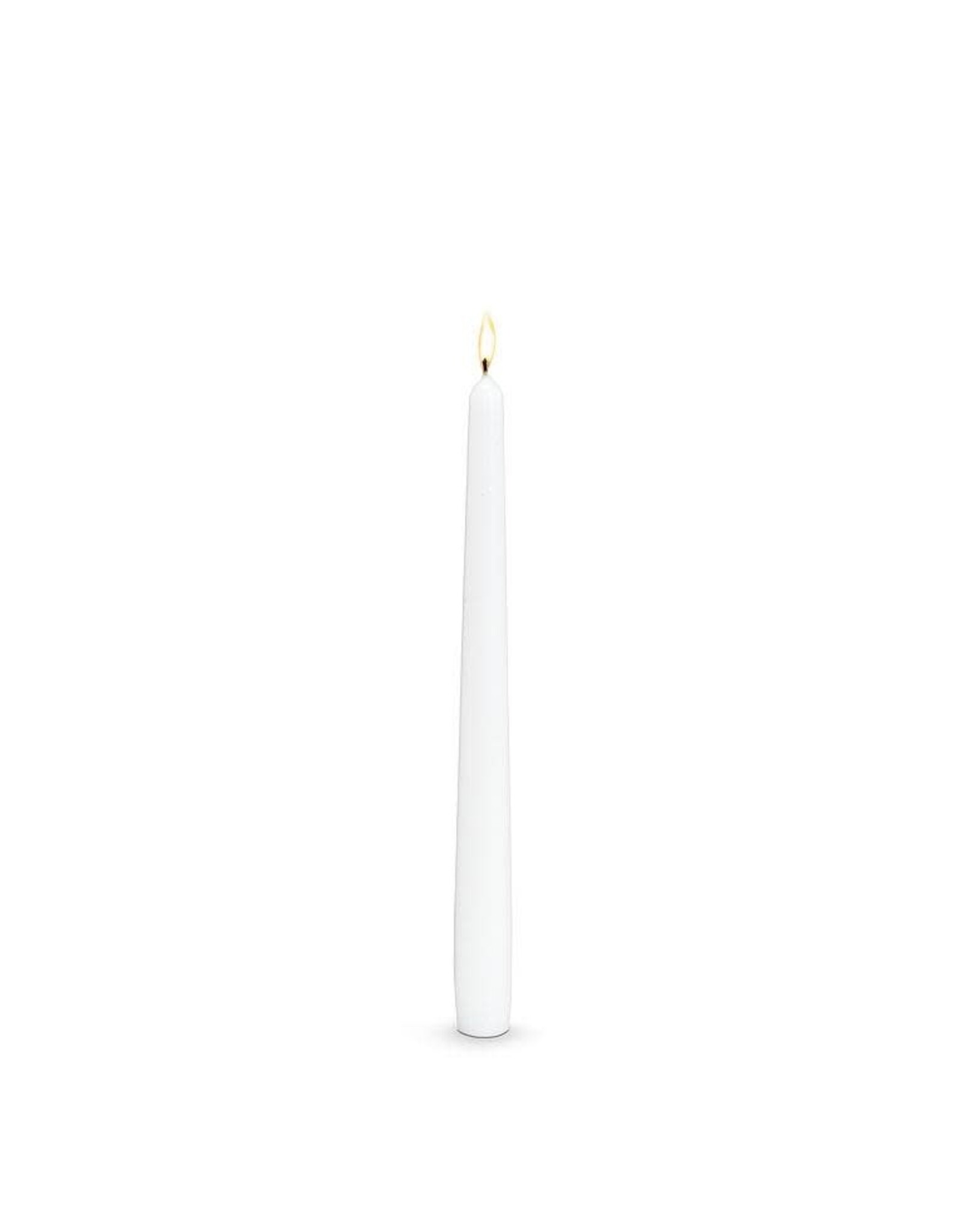 Classic Taper Candle White - 10"