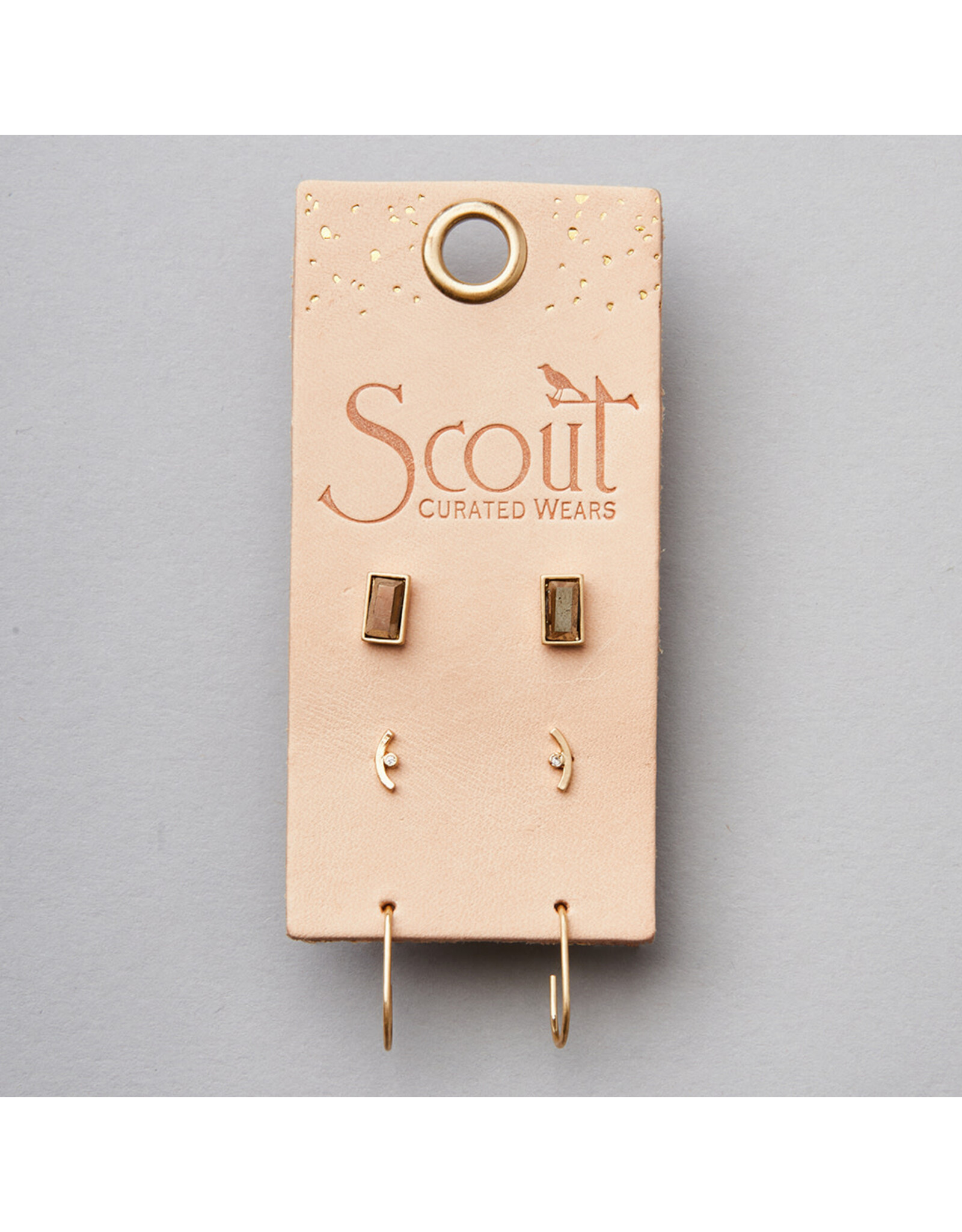 Courtney Stud Trio - Gold