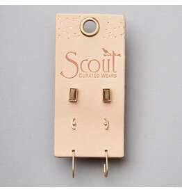 Courtney Stud Trio - Gold