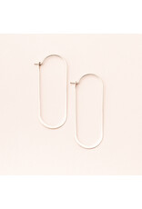 Refined Earring Collection - Cosmic Oval/Sterling Silver