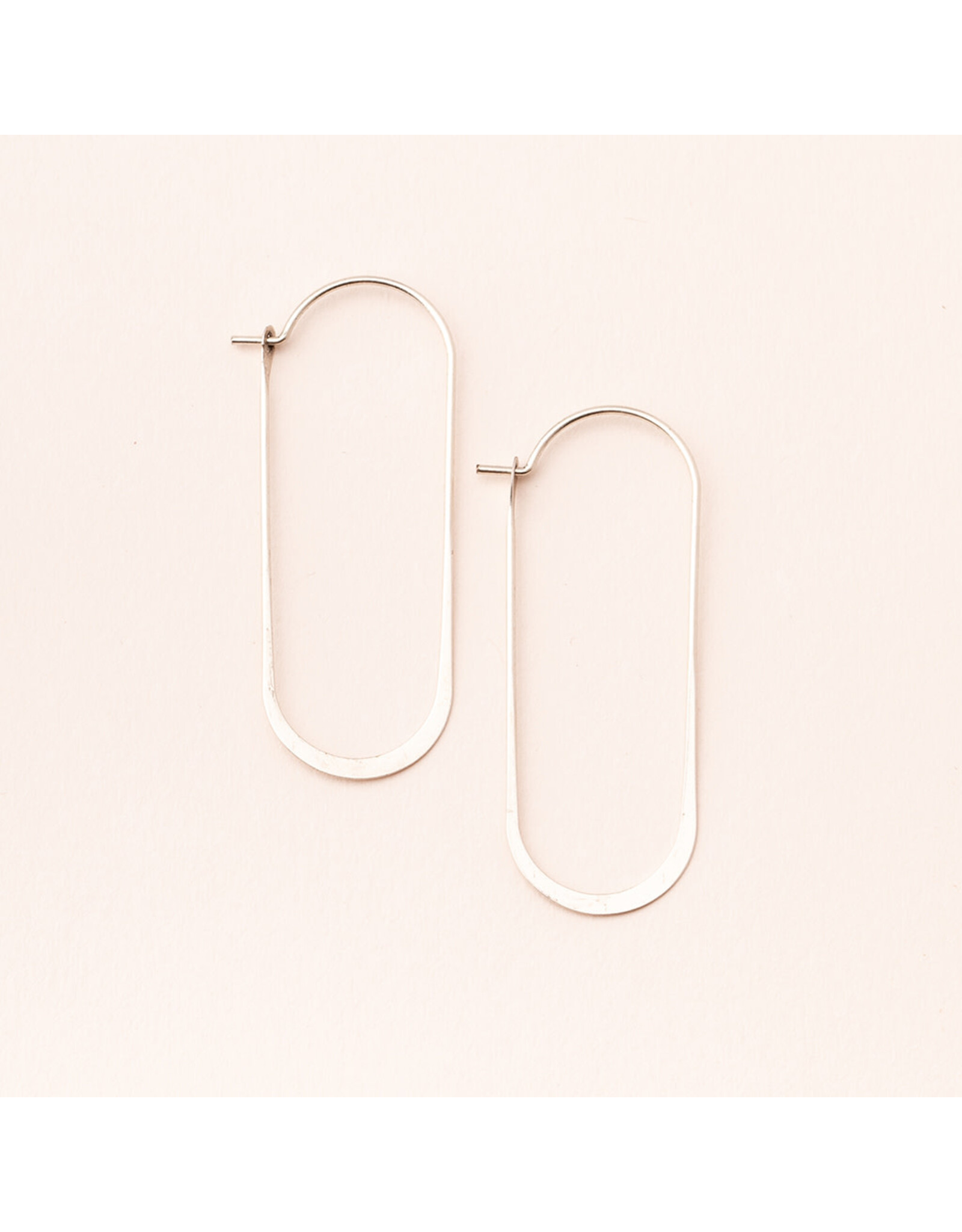 Refined Earring Collection - Cosmic Oval/Sterling Silver