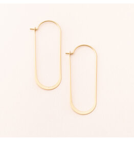 Refined Earring Collection - Cosmic Oval/Gold Vermeil