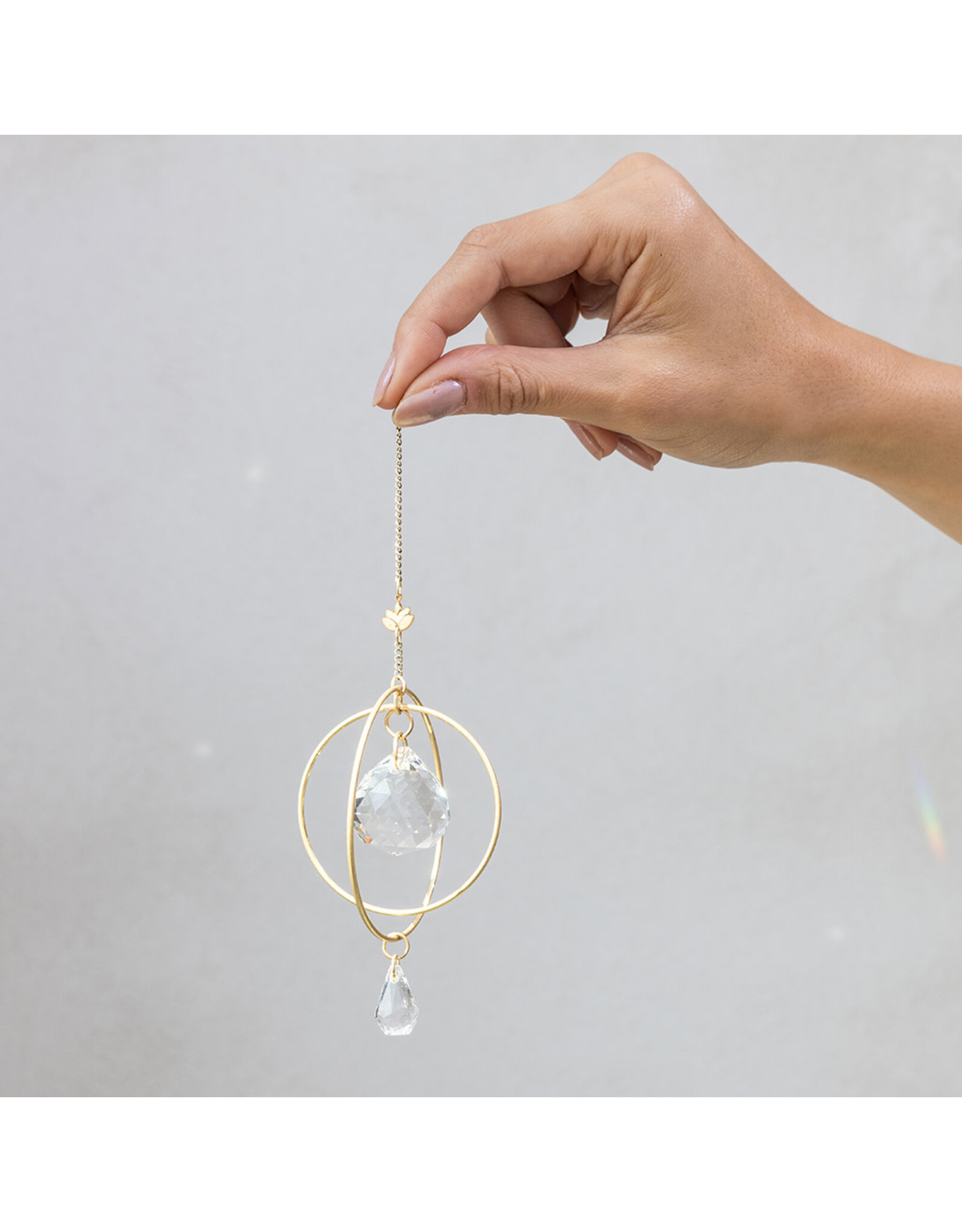 Mini Suncatcher - Lotus/Strength