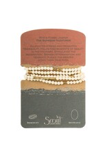 Stone Wrap - White Fossil Jasper