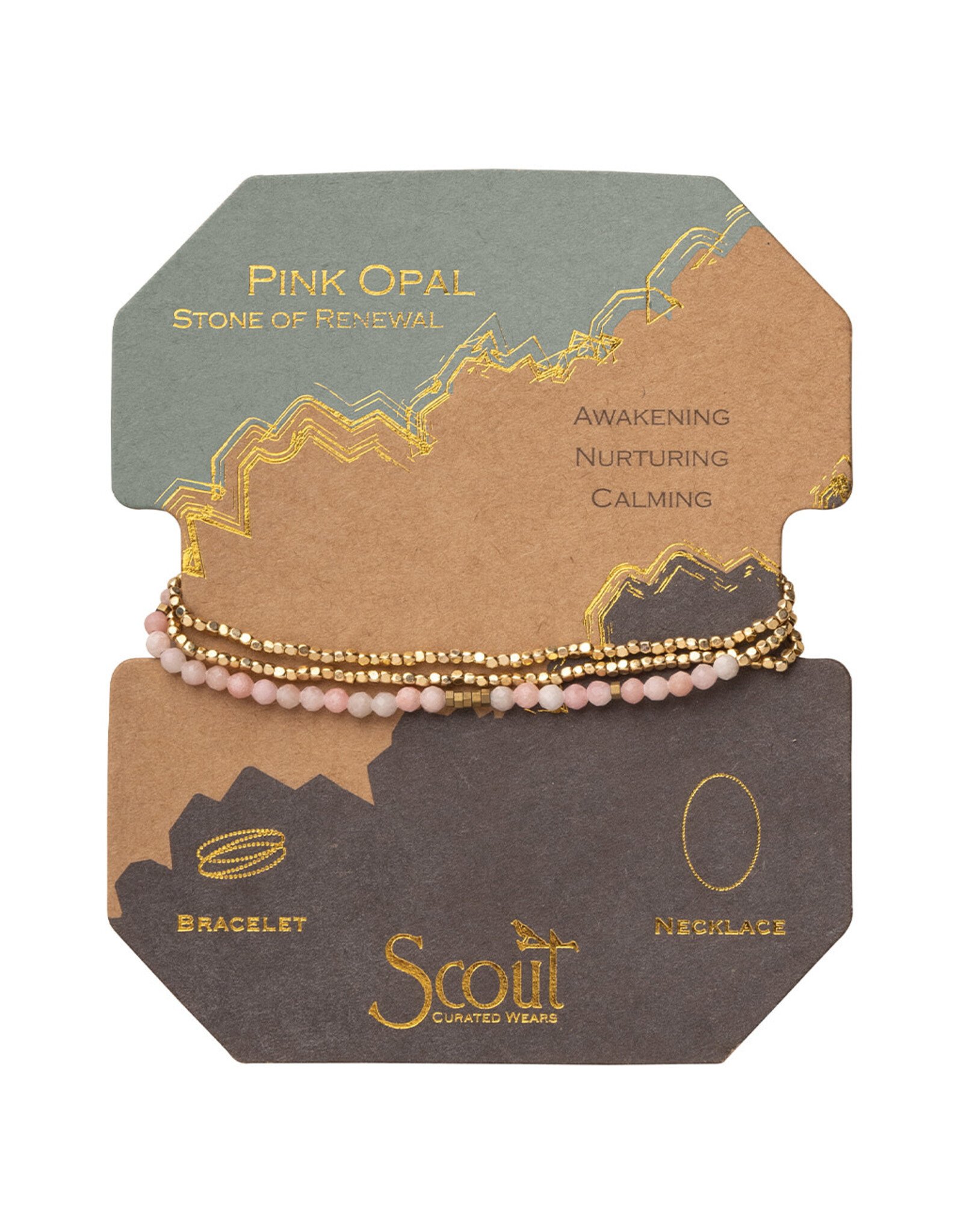 Delicate Stone - Pink Opal