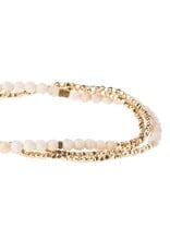 Delicate Stone - White Fossil Jasper