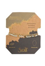 Delicate Stone - Amazonite Gold
