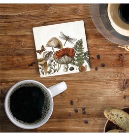 Coaster - Red Mushroom Dragonfly