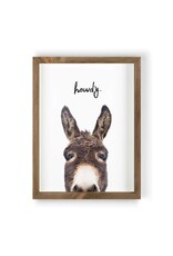 Framed Art - Howdy