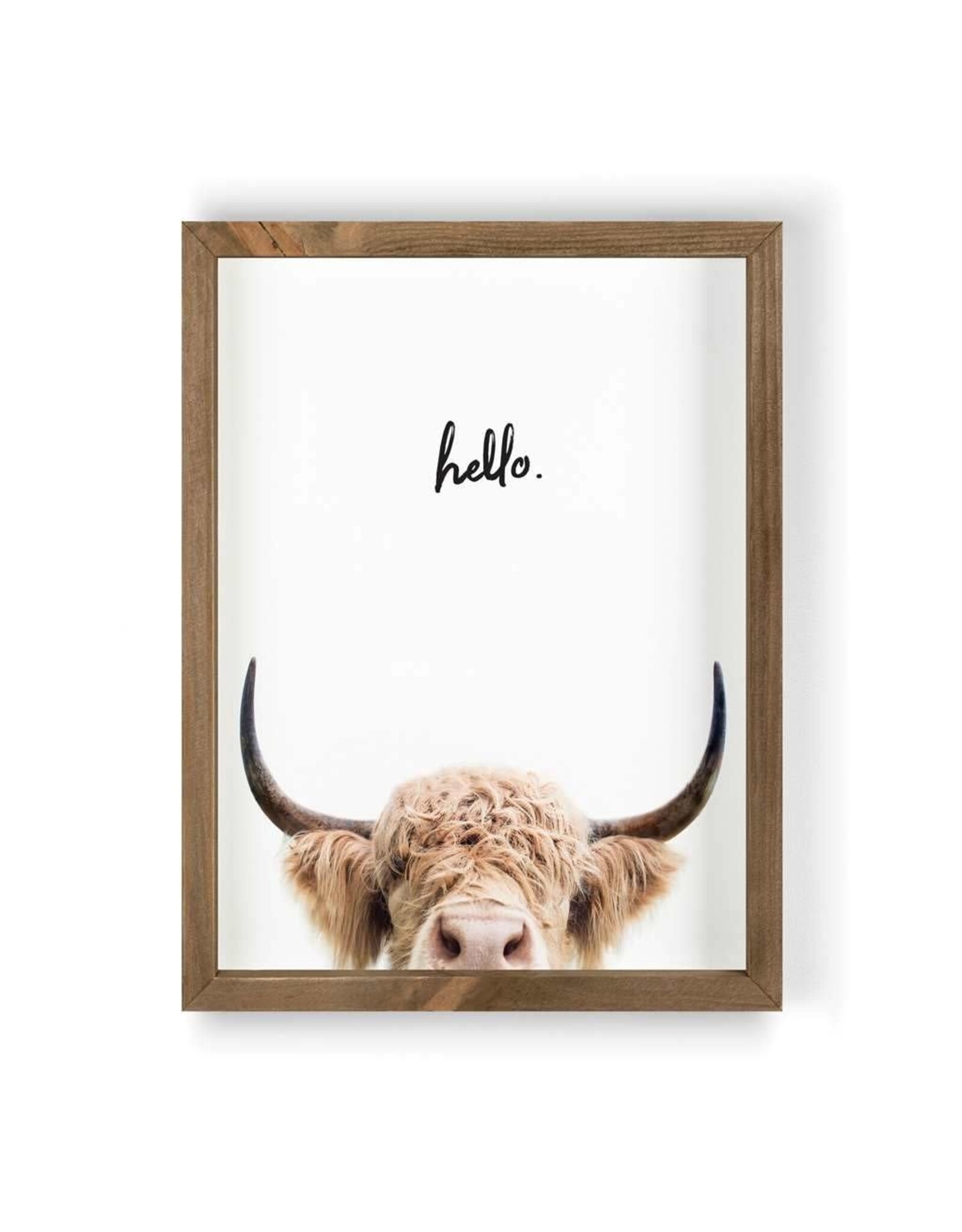 Framed Art - Hello