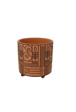 Terra Pot with Pattern