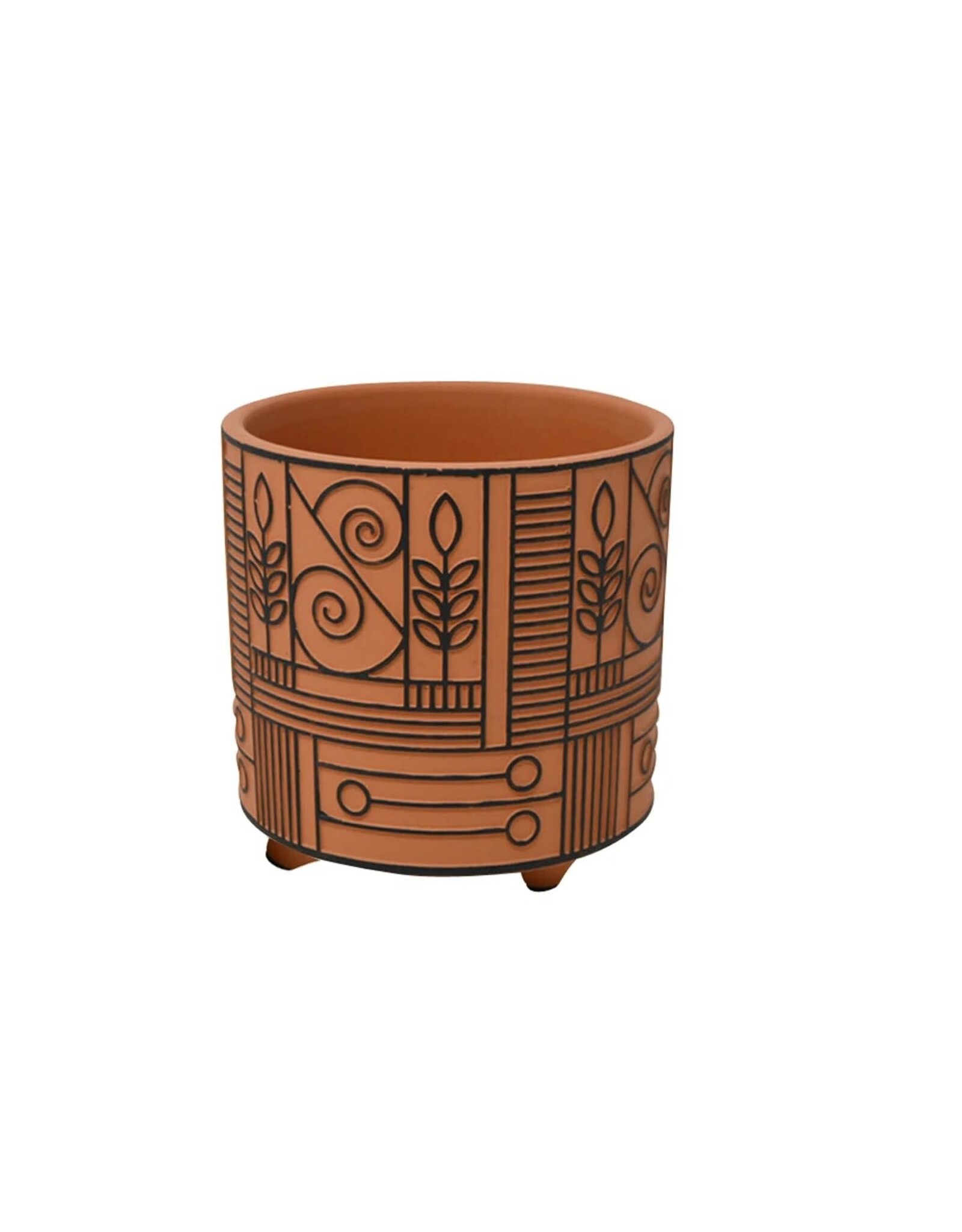 Terra Pot with Pattern
