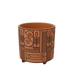 Terra Pot with Pattern