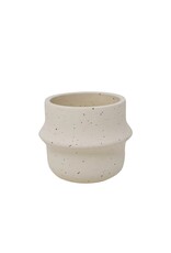 Ringed Planter - Cream