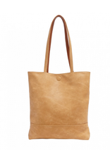 Amia 2 in 1 Reversible Tote - Doe/Cognac