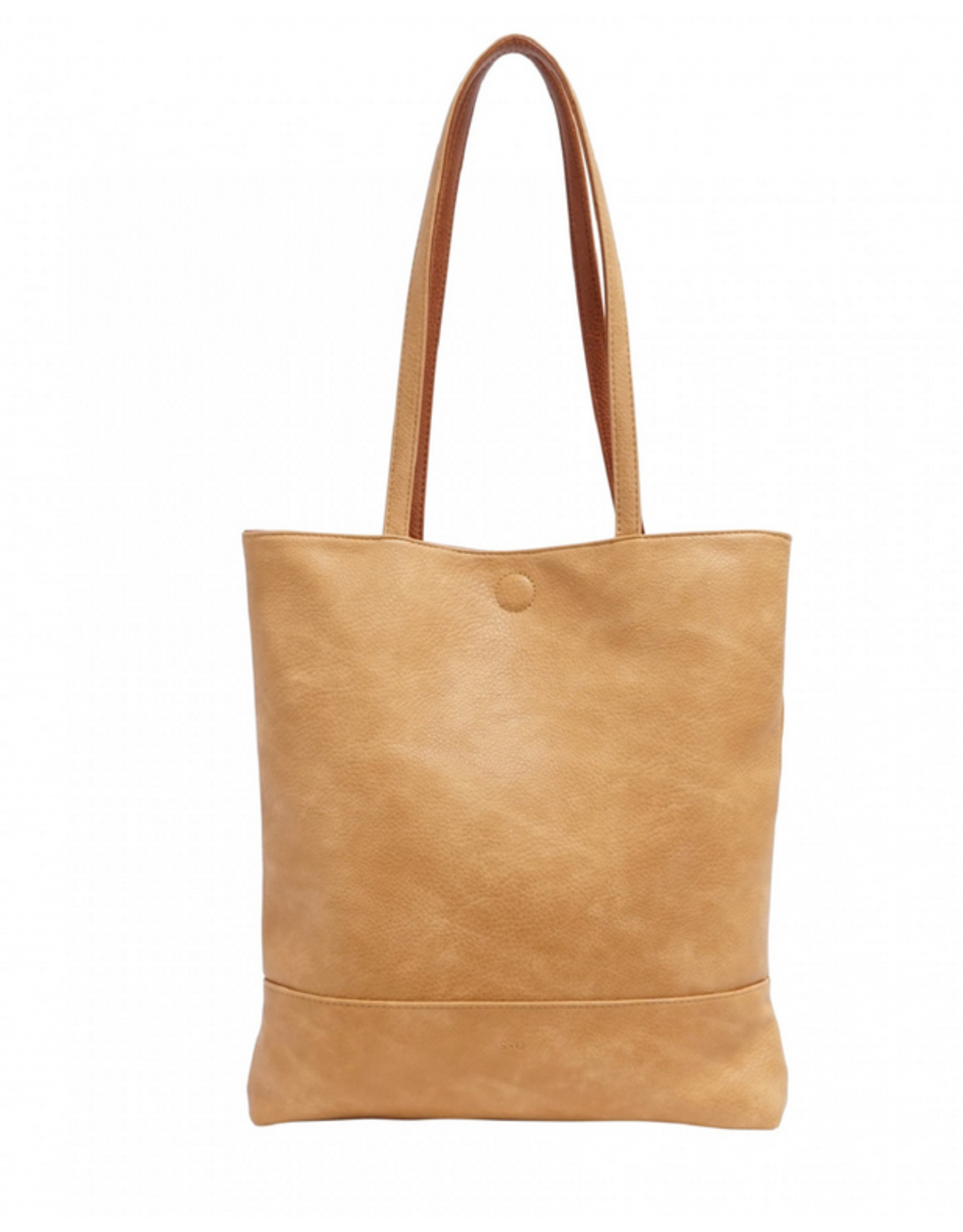 Amia 2 in 1 Reversible Tote - Doe/Cognac