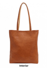 Amia 2 in 1 Reversible Tote - Doe/Cognac