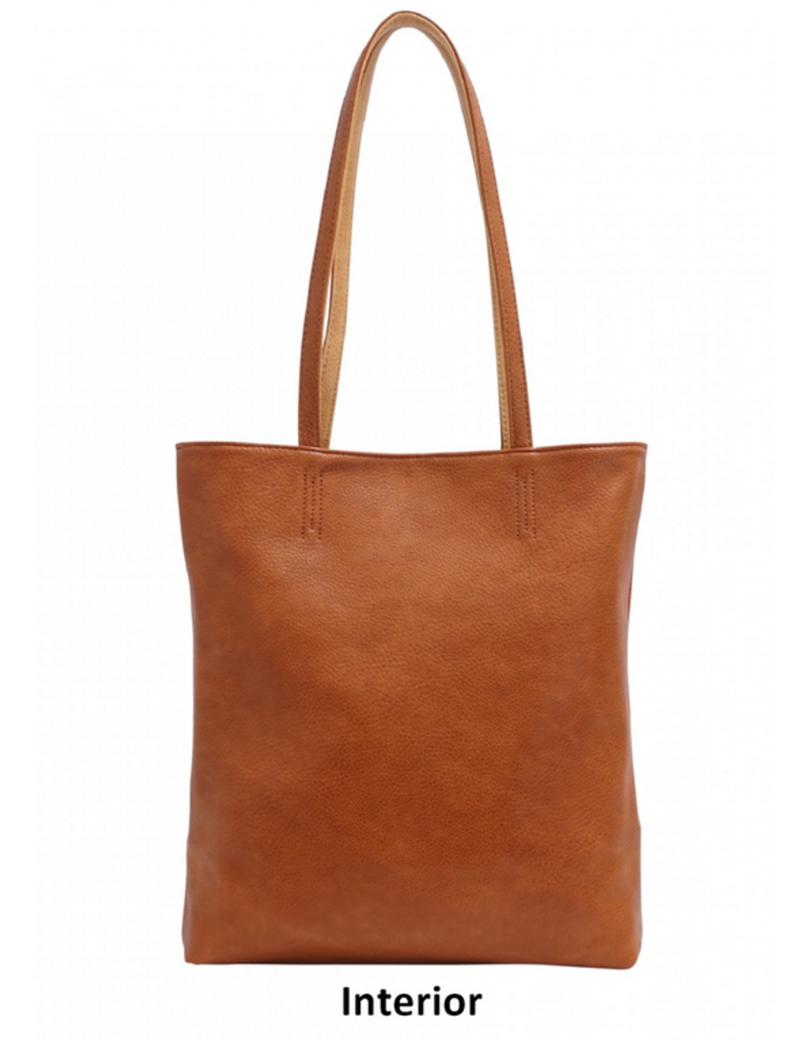 Amia 2 in 1 Reversible Tote - Doe/Cognac