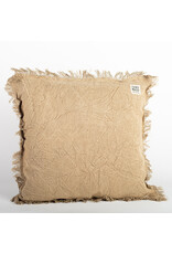 Stone Washed Cushion - Beige