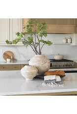 Ritu Beige Paper Mache Vase - small