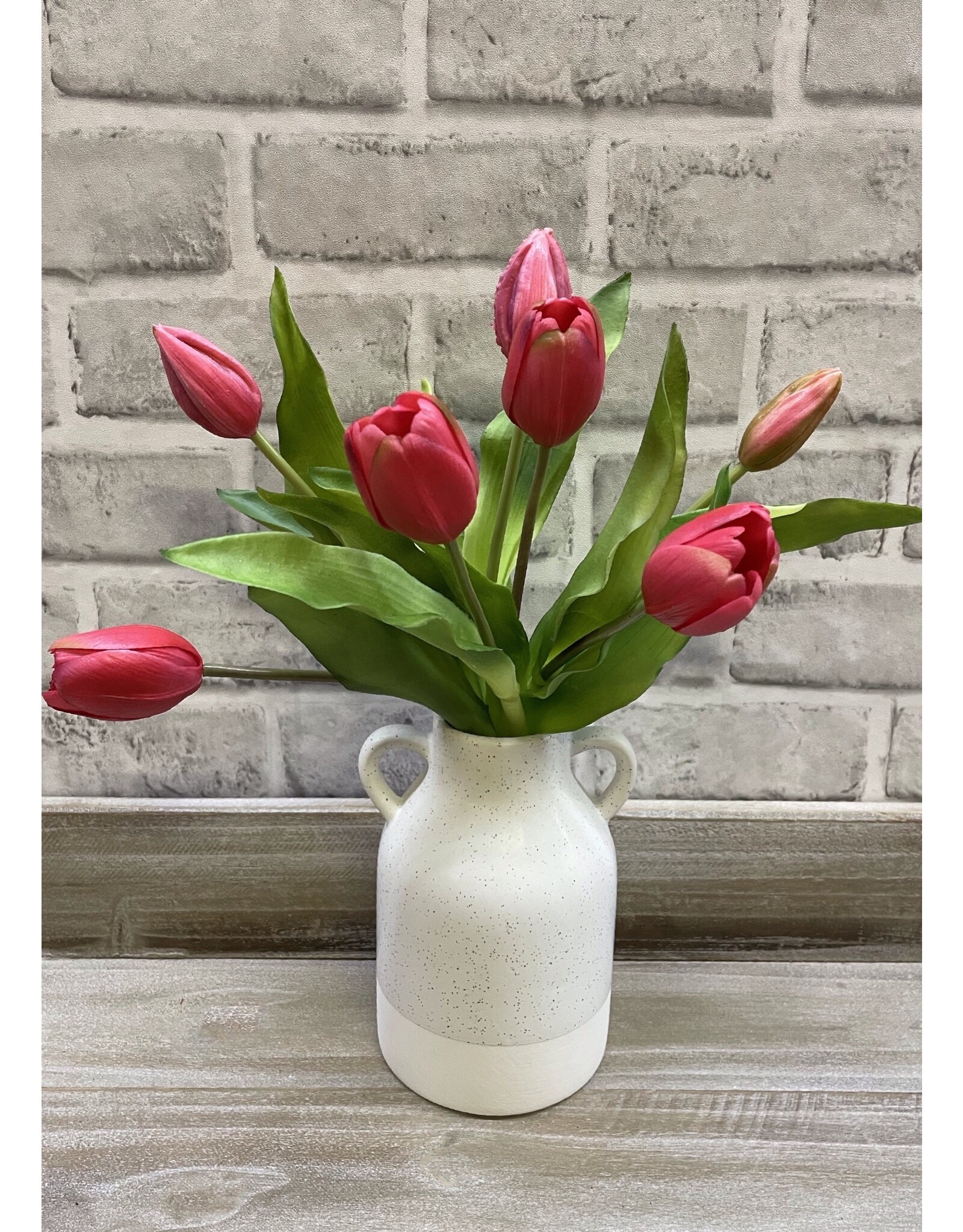 12" Fresh Touch Tulip Bundle - Rose