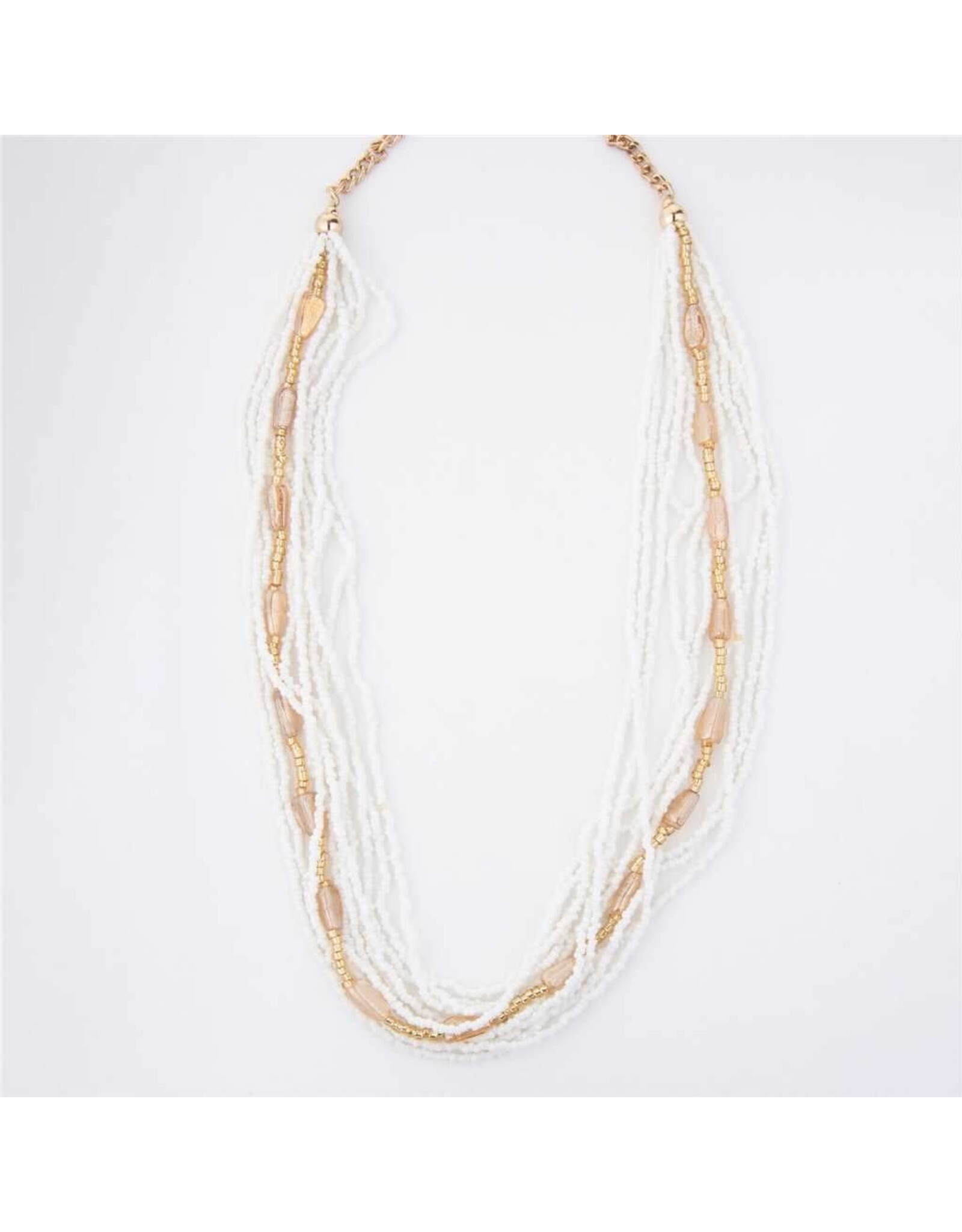 Necklace Seed - Bright White