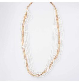 Necklace Seed - Bright White