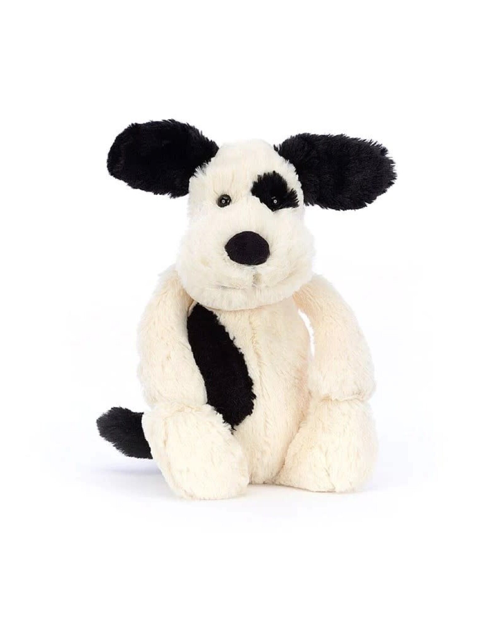 Jellycat Bashful Black & Cream Puppy, Medium