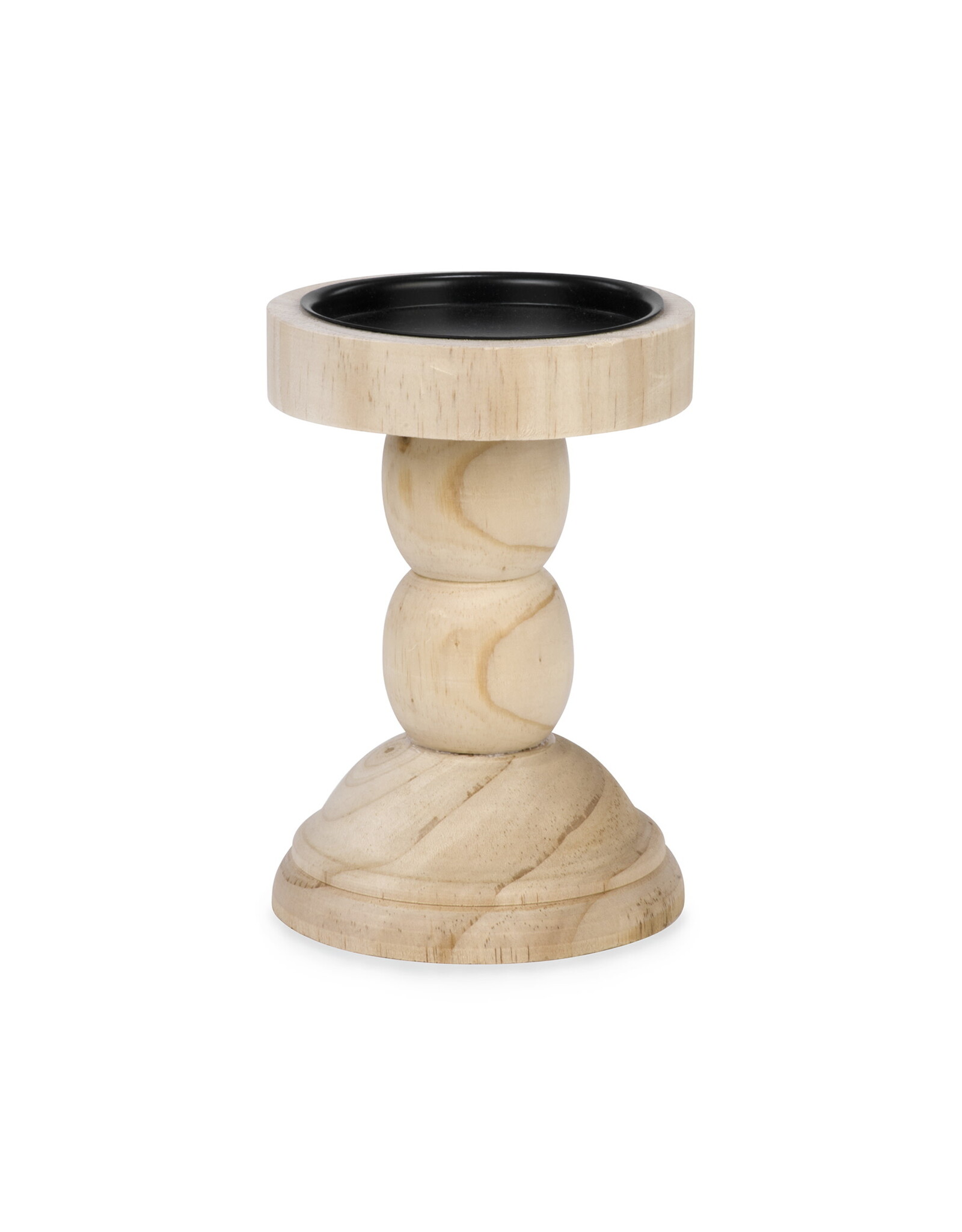 Natural Candle Holder -7"