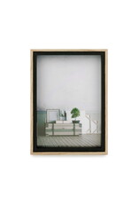 5x7 photo frame in black & natural