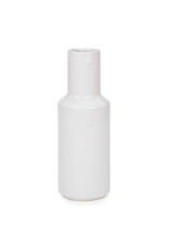 Ceramic vase - Shiny White 10"