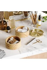 Tesora Storage Box - Natural/Brass