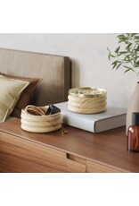 Tesora Storage Box - Natural/Brass