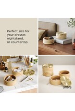 Tesora Storage Box - Natural/Brass