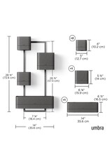 Cubiko Wall Planter - Black
