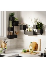 Cubiko Wall Planter - Black