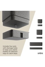 Cubiko Wall Planter - Black
