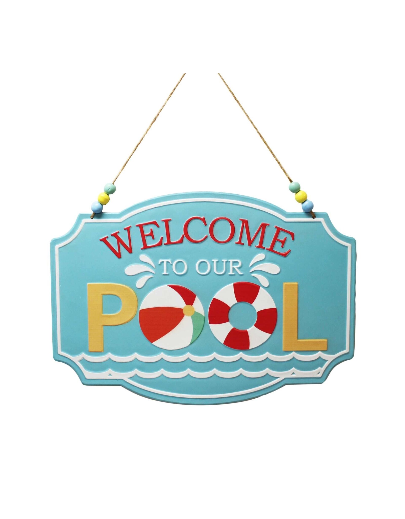 Sign - Welcome to our Pool
