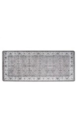 Tile Chenille Washable Accent Mat - Grey 19"X47"