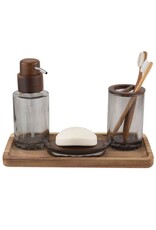 Vaso Soap Dispenser Glass - Grey