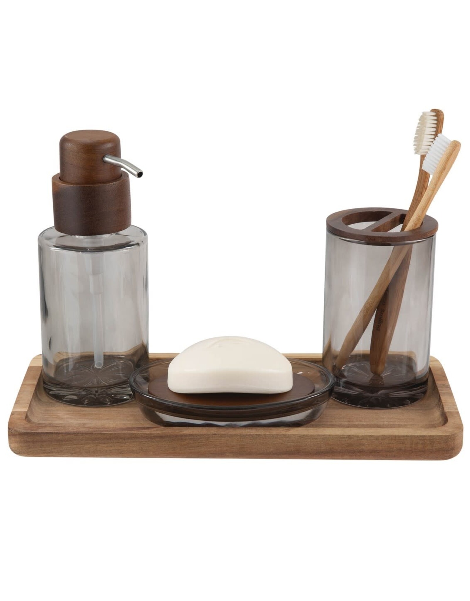 Vaso Soap Dispenser Glass - Grey