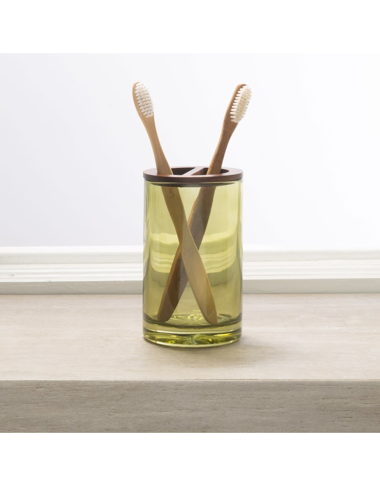 Vaso Toothbrush Holder Glass - Green