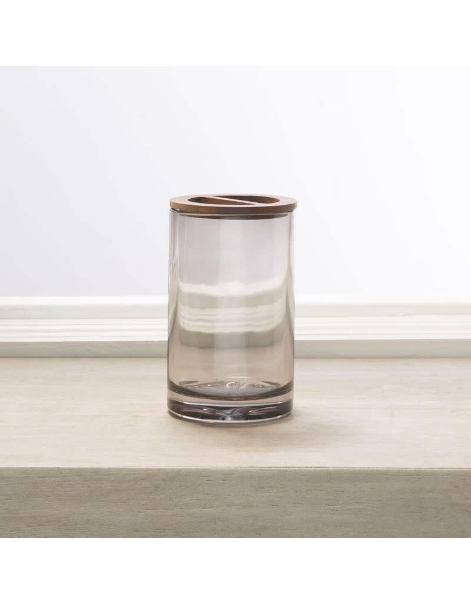 Vaso Toothbrush Holder Glass - Grey