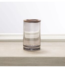 Vaso Toothbrush Holder Glass - Grey