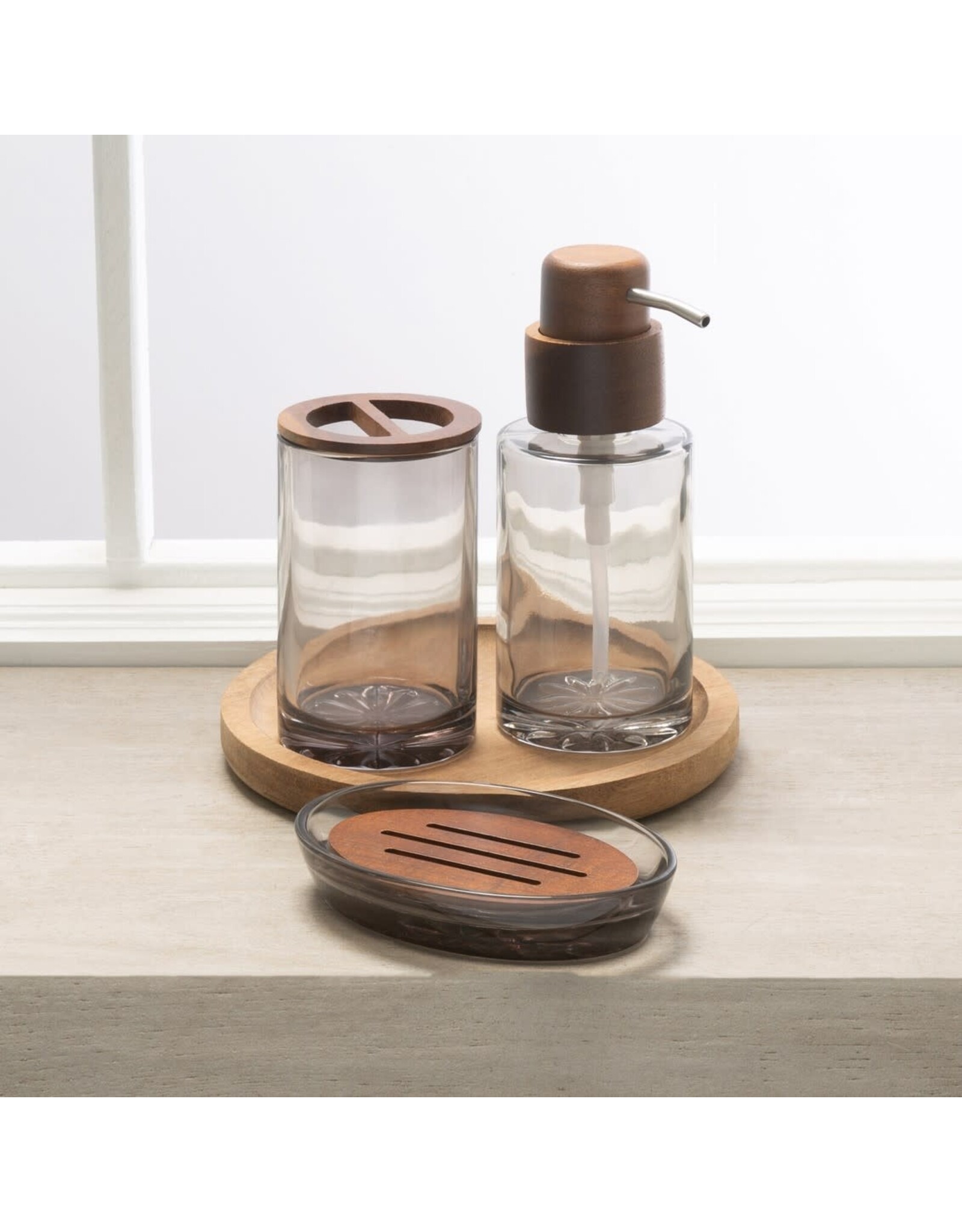 Madera Circular Tray - Acacia