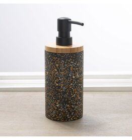 Soren Terrazo Cement Soap Pump- Black