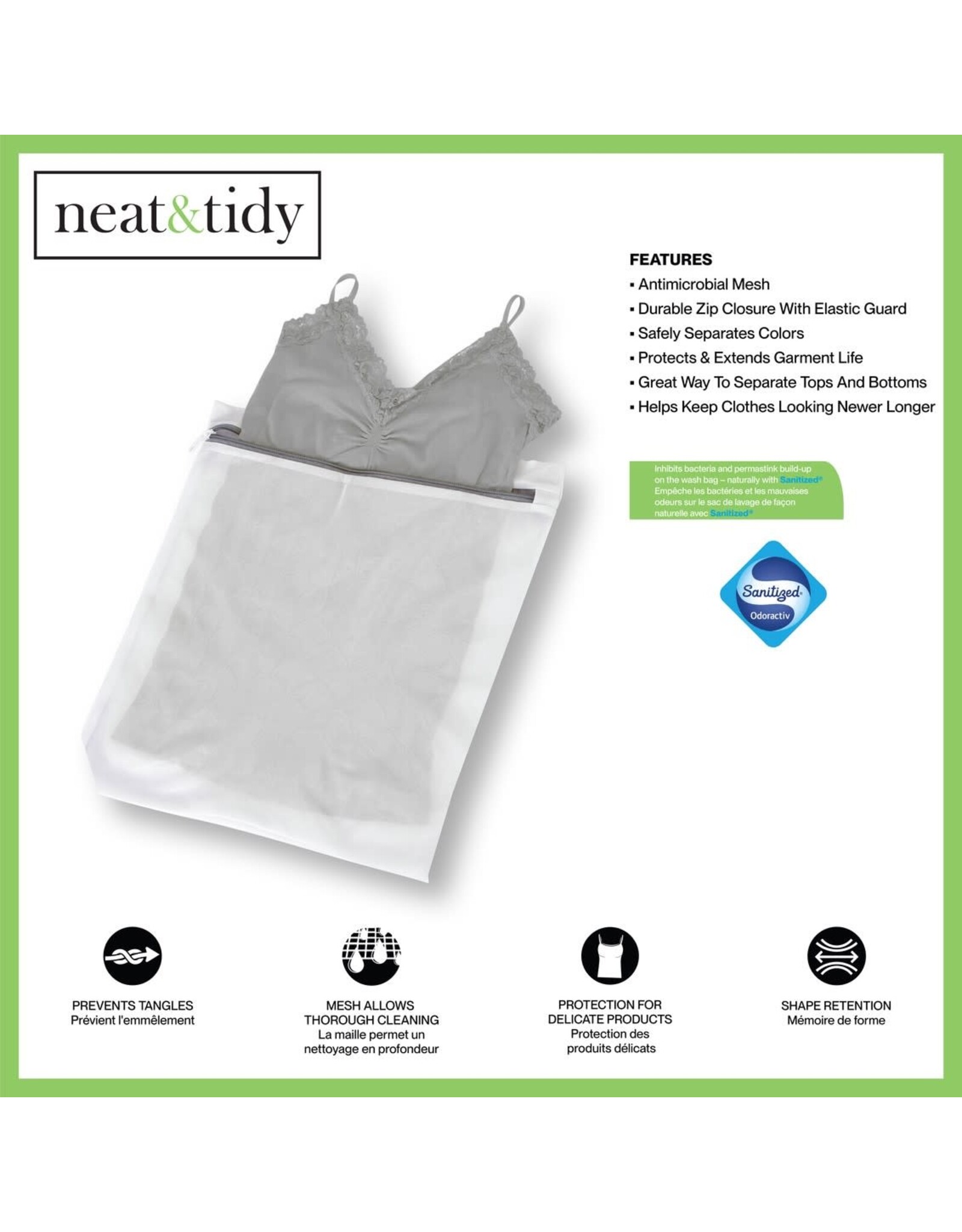 Mesh Large Wash Bag  - White