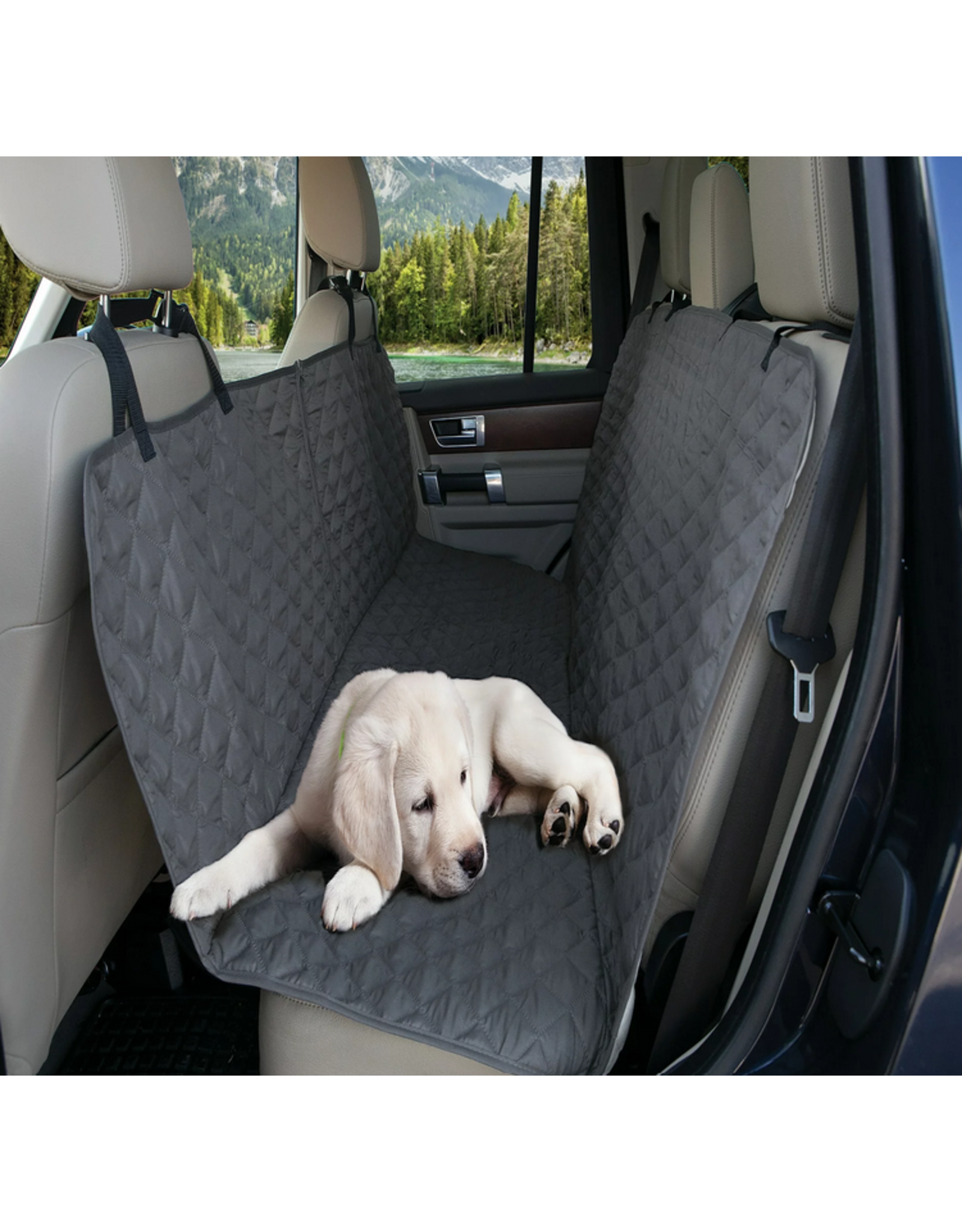 Pounce + Fetch Carseat Cover - Grey